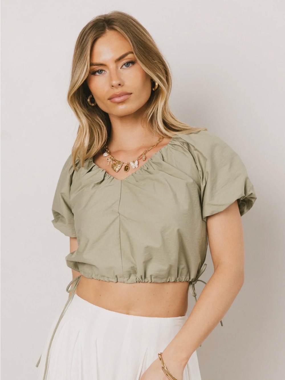Bohme Vance Puff Sleeve Blouse - medium